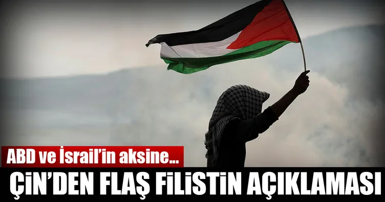 Çin'den bağımsız Filistin'e destek!