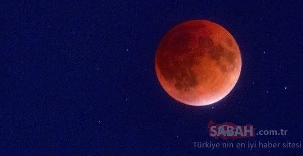 2019'un ilk Ay tutulması 'Süper Kanlı Kurt Ay' için geri sayım başladı!