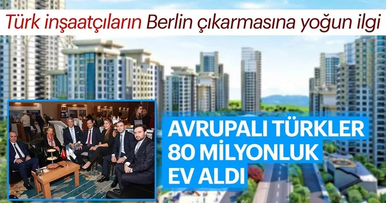 Avrupalı Türkler 80 milyonluk ev aldı
