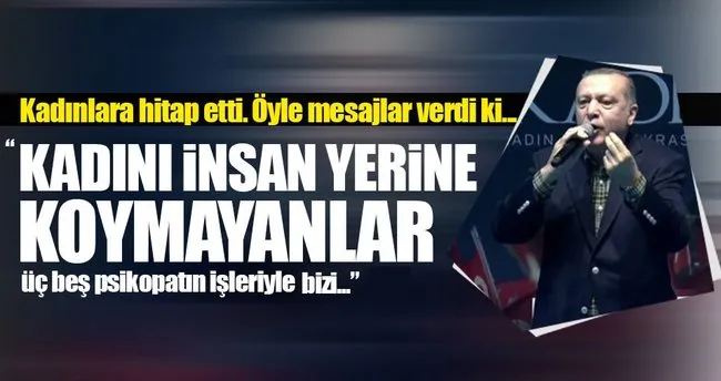 Cumhurbaşkanı Erdoğan: Üç beş psikopat dinimizi de milletimizi de temsil edemez!