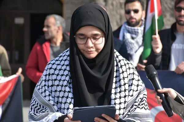 Gazze destek yürüyüşü