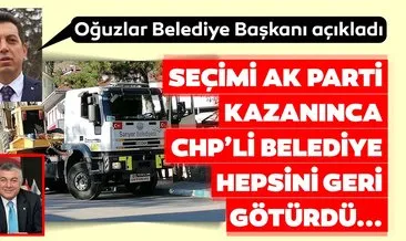 CHP’li belediye AK Parti’ye geçen belediyeden iş makinesini geri aldı