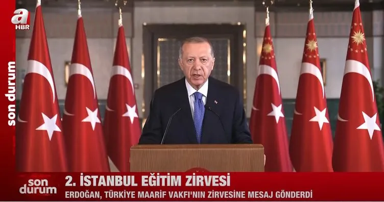 Son dakika: Başkan Erdoğan’dan 2. İstanbul Eğitim Zirvesi’ne video mesaj: Bunun adına TEKNOFEST kuşağı diyoruz