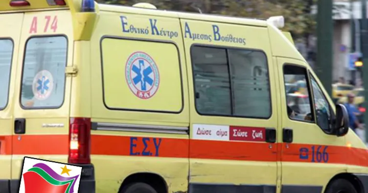 Sakız Adası’nda ilginç bir trafik kazası