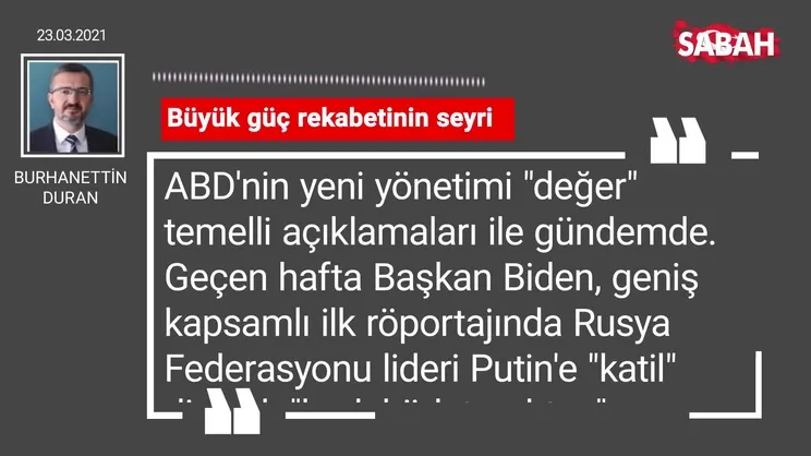 Burhanettin Duran | Büyük güç rekabetinin seyri
