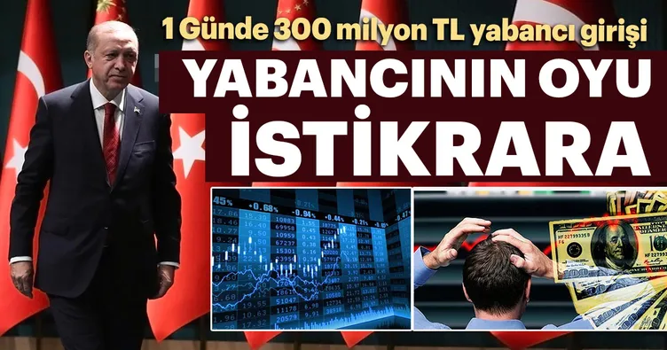 Yabancının oyu istikrara