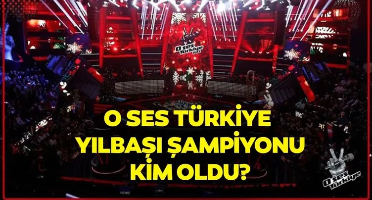 O Ses Türkiye yılbaşı şampiyonu kim oldu, hangi jüri kazandı? 2024 O Ses Türkiye yılbaşı özel programı birincisi kim, hangi ünlü oldu?