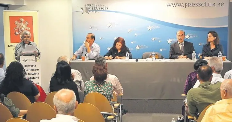 Brüksel’de PKK çığırtkanlığı