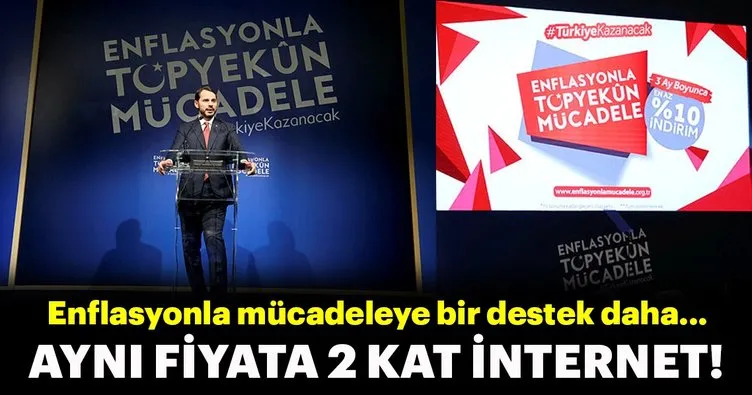 Turkcell’den enflasyonla mücadeleye 2 kat internet desteği!