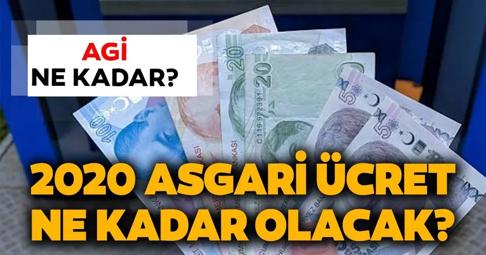 2020 asgari ucret zammi ve agi ne