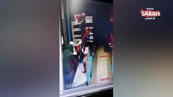 Tornavida ve keserle ATM'yi soymaya çalışırken yakalandı | Video