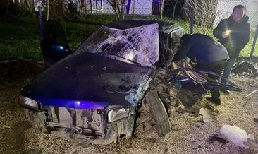 Düzce’de feci kaza! İki otomobil çarpıştı: 4 kişi yaralandı
