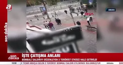Ankara’da bombalı saldırı girişimi! İşte çatışma anı görüntüleri... | Video