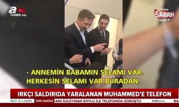 Irkçı saldırıda yaralanan Muhammed’e Başkan Erdoğan’dan telefon!