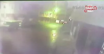 İstanbul Tuzla’da doğalgaz kutusunda meydana gelen patlama sonrası yangın kamerada | Video