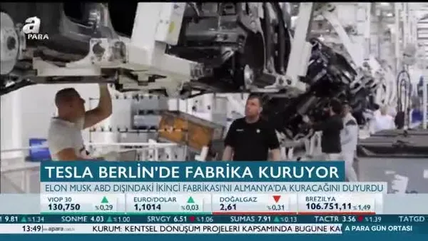Tesla Berlin'de fabrika kuruyor