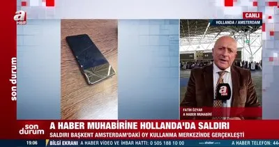 Hollanda’da A Haber muhabirine çirkin saldırı | Video