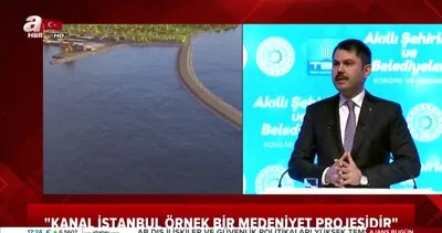 Bakan Kurum İmamoğlu’nun yüzüne bakarak ’Kanal İstanbul’u yapacağız dedi