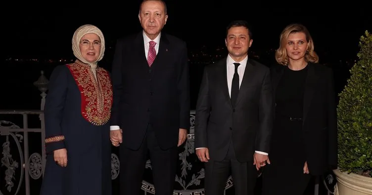 Başkan Erdoğan, Zelenskiy ile akşam yemeğinde bir araya geldi