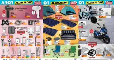 A101 aktüel ürünler kataloğu 30 Nisan 2026: Masaj aleti, motosiklet, çadır... A101 aldın aldın indirimleri