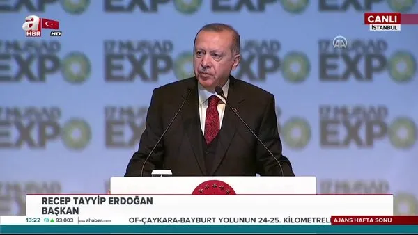 Cumhurbaşkanı Erdoğan'dan MÜSİAD EXPO Kapanış Töreni'nde önemli açıklamalar