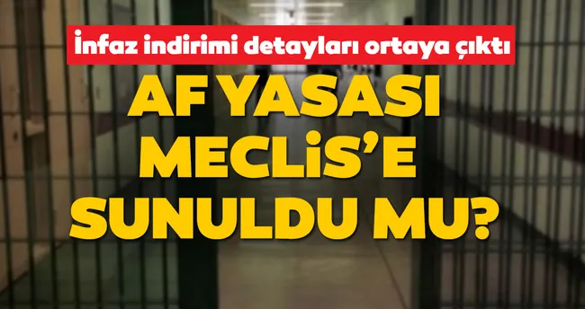Af yasası son dakika haberi: Ceza infaz indirimi detayları belli oldu! ile ilgili görsel sonucu