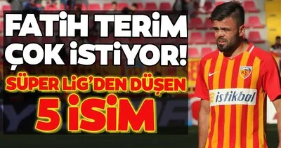 Galatasaray Süper Lig’den düşen 5 ismin peşinde!