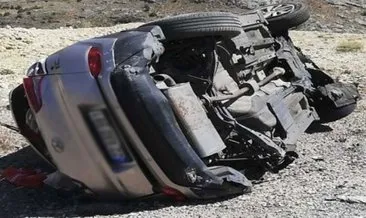 Malatya'da otomobil bariyerlere çarptı: 1 ölü, 2 yaralı #malatya