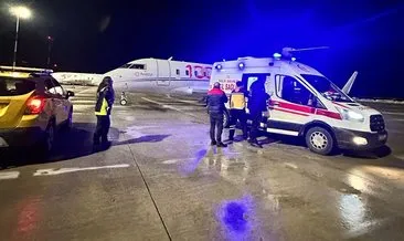 Çocuk hasta uçak ambulans ile Ankara’ya sevk edildi #rize