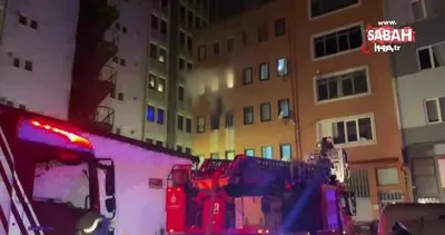Şişli’de 5 katlı binanın 2’nci katında yangın: 1 yaralı | Video