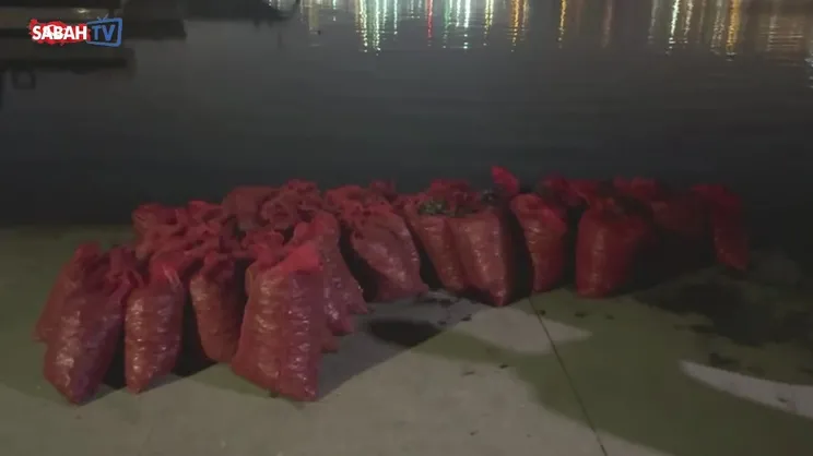 İki ton midyeyle yakalandılar