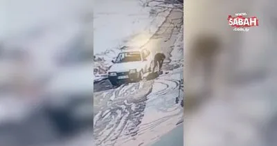 Konya’da dehşete düşüren cinayet kamerada: Önce arabayla çarptı, sonra sopayla darp etti! | Video