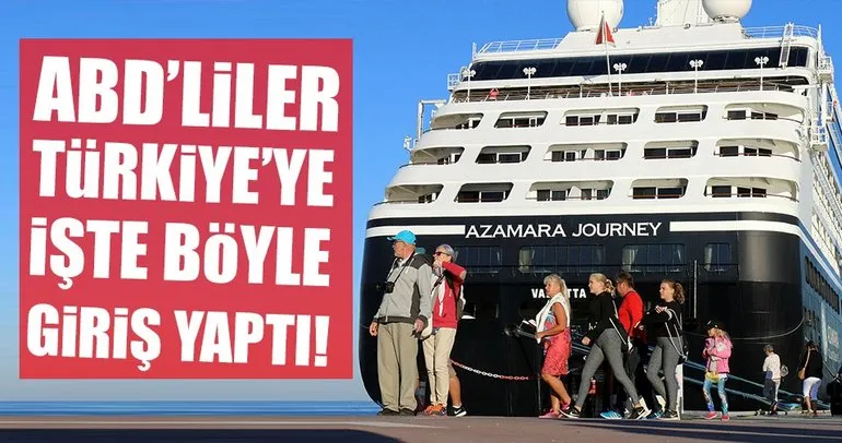 ABD’li turistler, pasaport yerine ’landing kart’la Türkiye’ye giriş yaptı