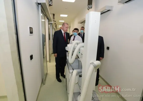 Başkan Erdoğan tek tek inceledi! Sancaktepe'deki Prof. Dr. Feriha Öz Acil Durum Hastanesi açıldı