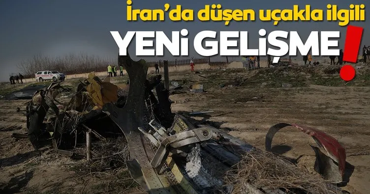 Son dakika: İran’da düşen uçağın iki kara kutusu da bulundu