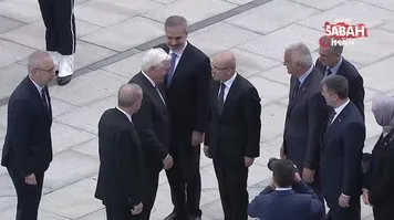 Başkan Erdoğan, Almanya Cumhurbaşkanı Steinmeier’i resmi törenle karşıladı