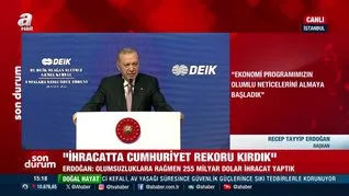Cumhurbaşkanı Erdoğan: Enflasyonda geçici rahatlama değil kalıcı düşüş hedefliyoruz
