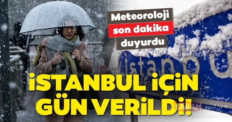 Meteoroloji’den İstanbul için son dakika hava durumu ve kar yağışı uyarısı! İstanbul’a ne zaman kar yağacak?
