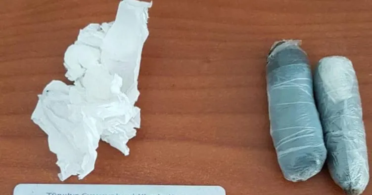 Eroini öyle bir yere gizlemiş ki... 20 gram ele geçirildi!