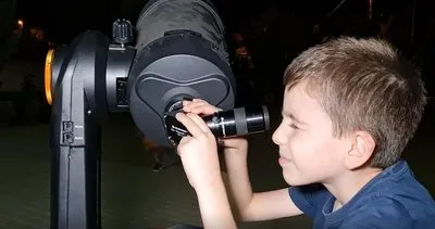 Teleskopla 'Ayı' ilk kez izleyen öğrenciler büyük heyecan yaşadı #kirikkale