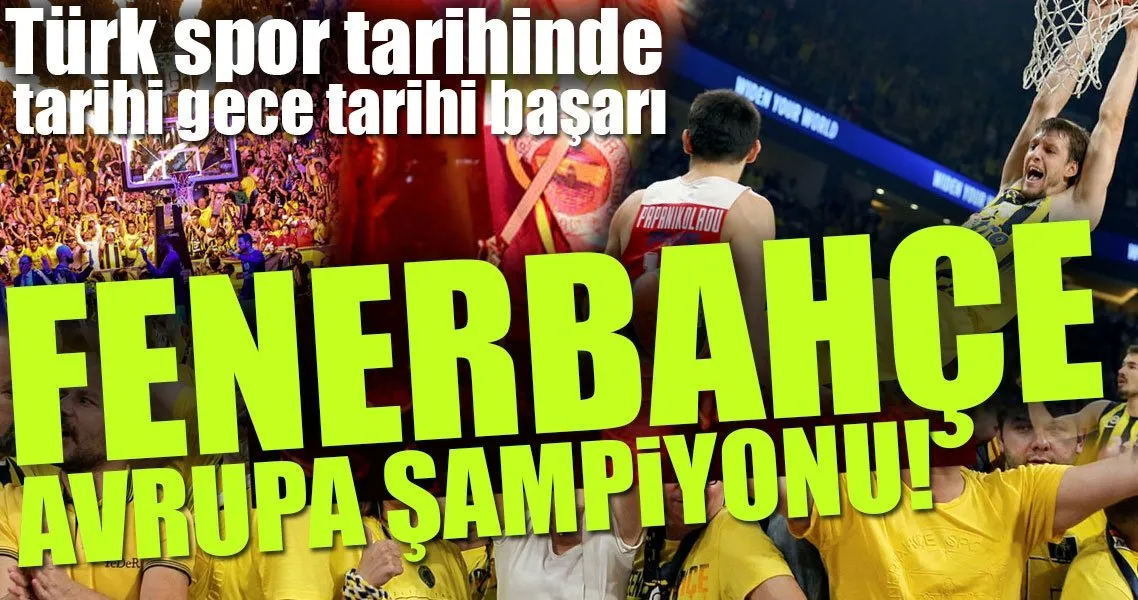 Thy Euroleague De Sampiyon Fenerbahce Spor Haberleri