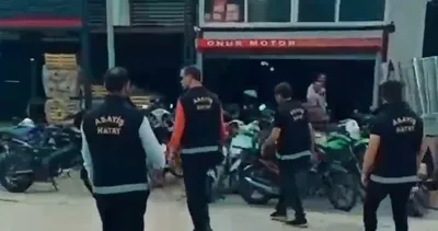 Çalıntı veya şüpheli motosikletlere el konuldu #hatay