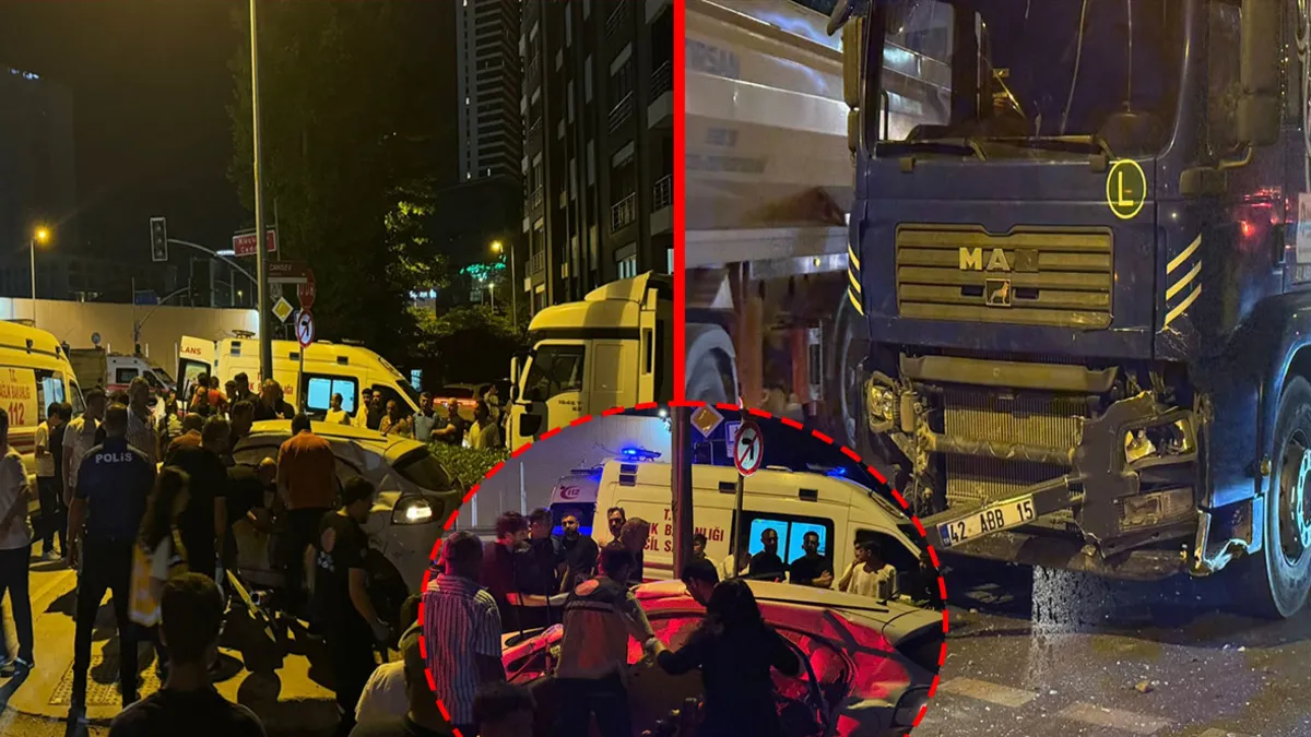 Ümraniye’de feci kaza! Hafriyat kamyonu ile otomobil çarpıştı: 1’i ağır 4 yaralı Ümraniye’de feci kaza! Hafriyat kamyonu ile otomobil çarpıştı: 1’i ağır 4 yaralı