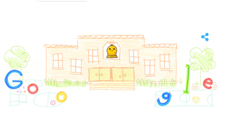 Okulun İlk Günü Google’da doodle oldu!  Google’den öğrencilere ’Okulun ilk günü’ sürprizi
