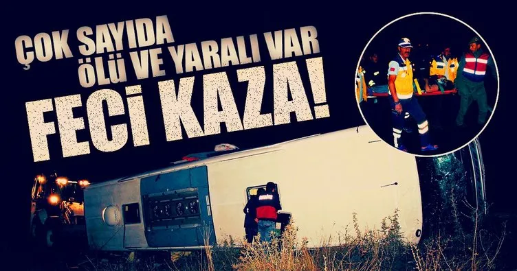 Son Dakika: Yozgat’ta yolcu otobüsü devrildi: 3 ölü, 43 yaralı