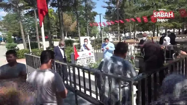 Ömer Halisdemir'in mezarı, ziyaretçi akınına uğruyor | Video