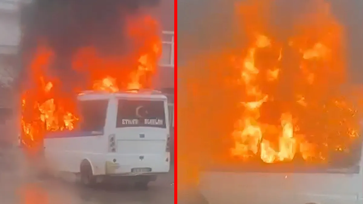 Kırıkkale’de korkutan araç yangını! Yolcu minibüsü alevlere teslim oldu: Araç kullanılamaz hale geldi! Kırıkkale’de korkutan araç yangını! Yolcu minibüsü alevlere teslim oldu: Araç kullanılamaz hale geldi!