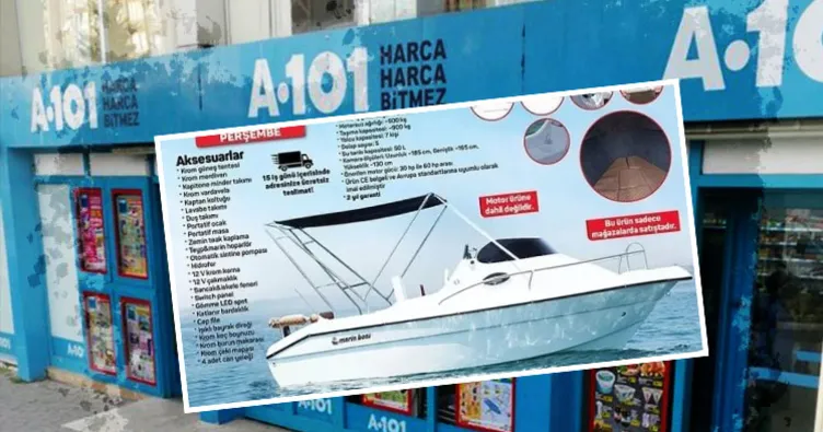 A101 aktüel ürünler kataloğu! İşte 11 Ağustos 2022 Haftanın A101 aktüel kataloğunda 79.999 TL’lik tekne SÜRPRİZİ!