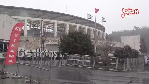 Beşiktaş Galatasaray maçı oynanacak mı? İşte derbi öncesi Vodafone Park’ta son durum | Video