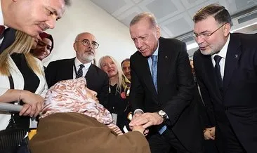 Başkan Erdoğan, İzmir'de 102 yaşındaki Gülsüm Sakallı ile görüştü #izmir